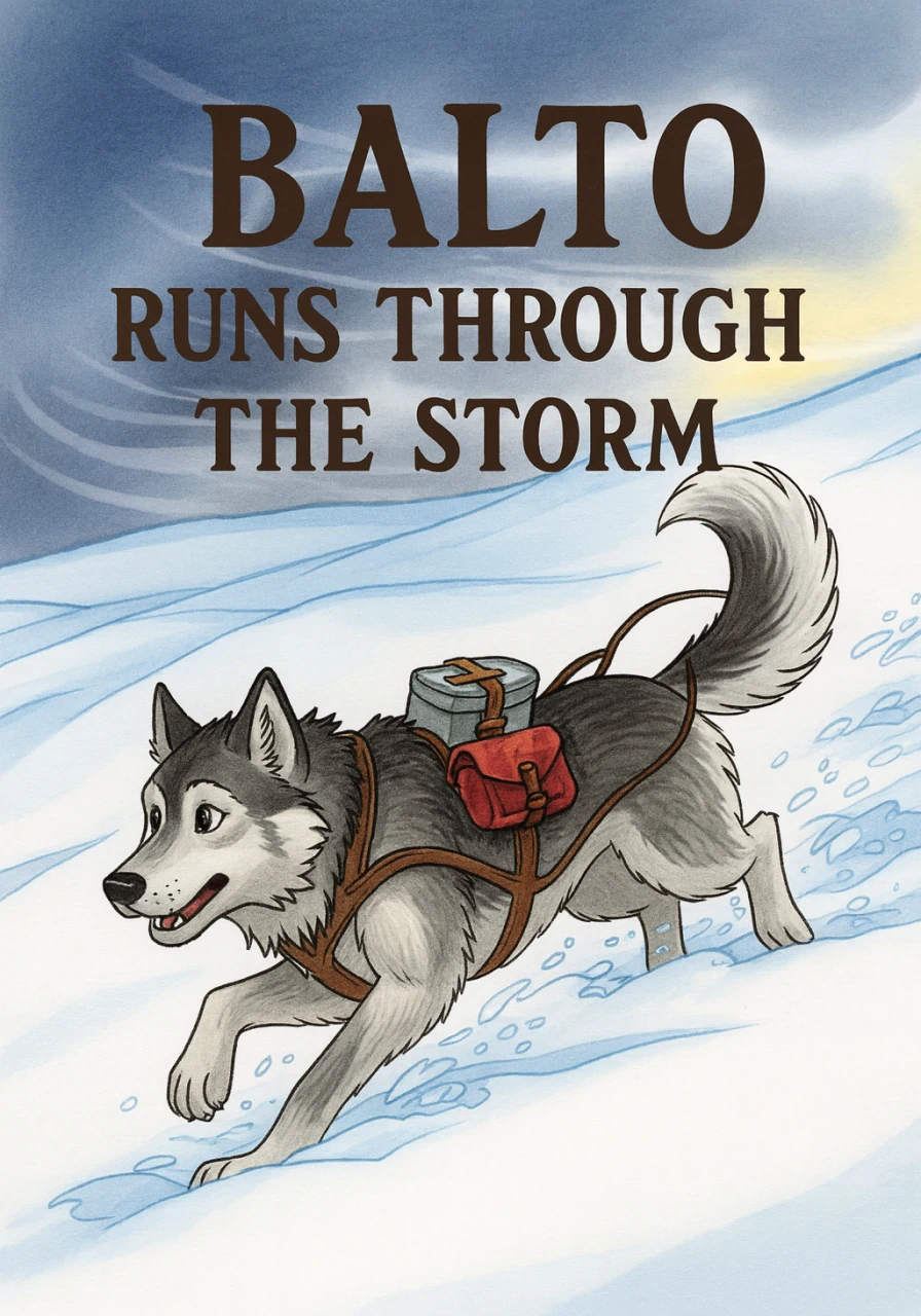 Balto Runs Through the Storm cover