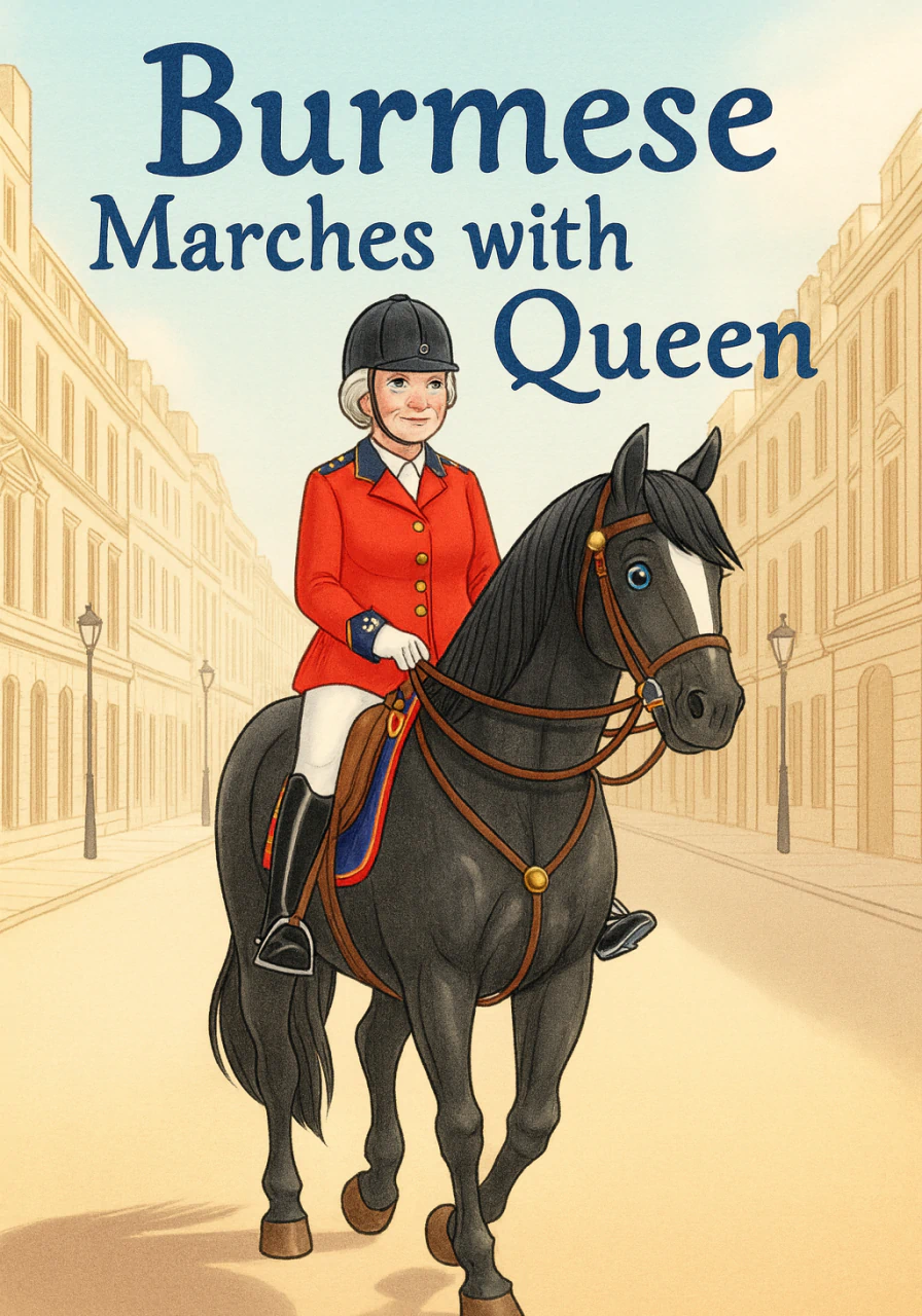 Burmese Marches with the Queen cover