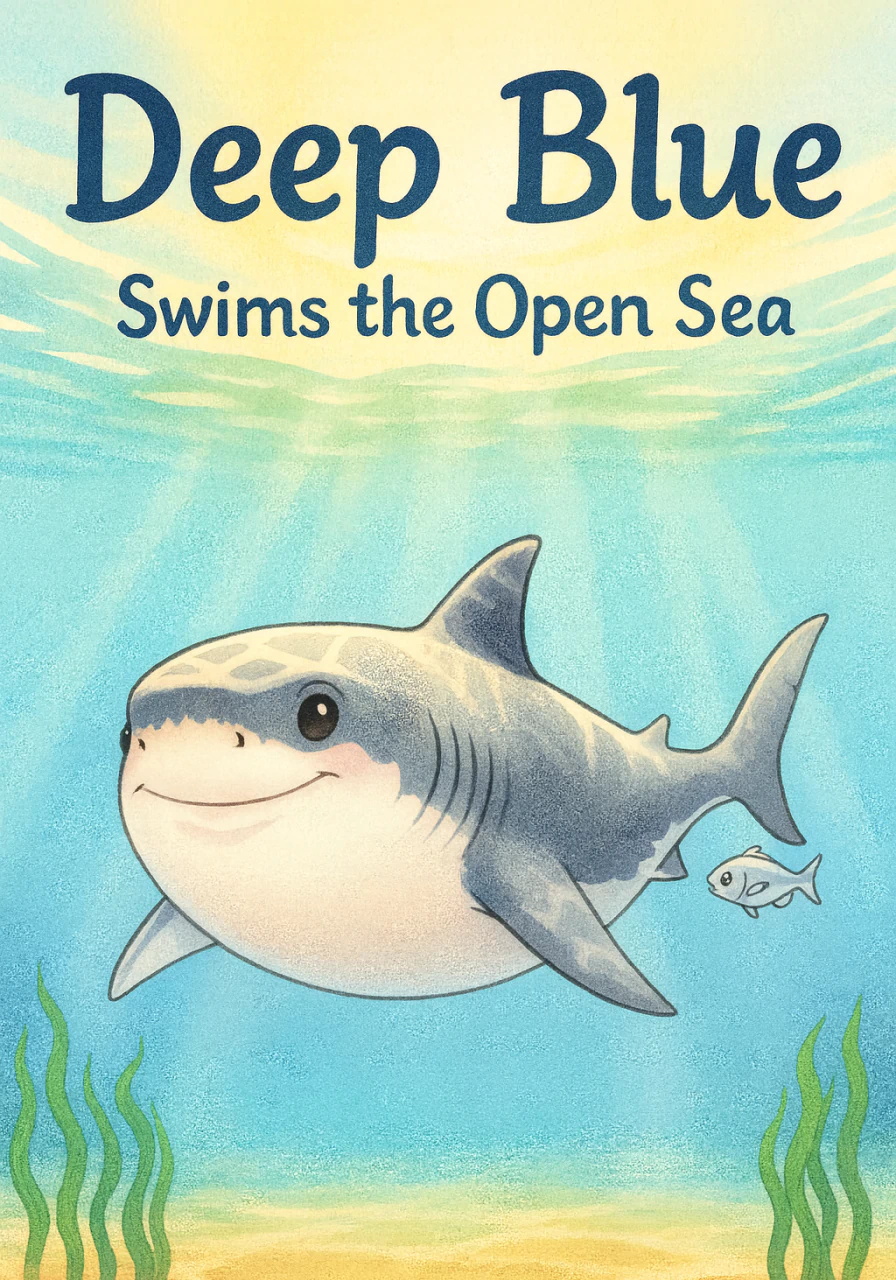 Deep Blue Swims the Open Sea cover