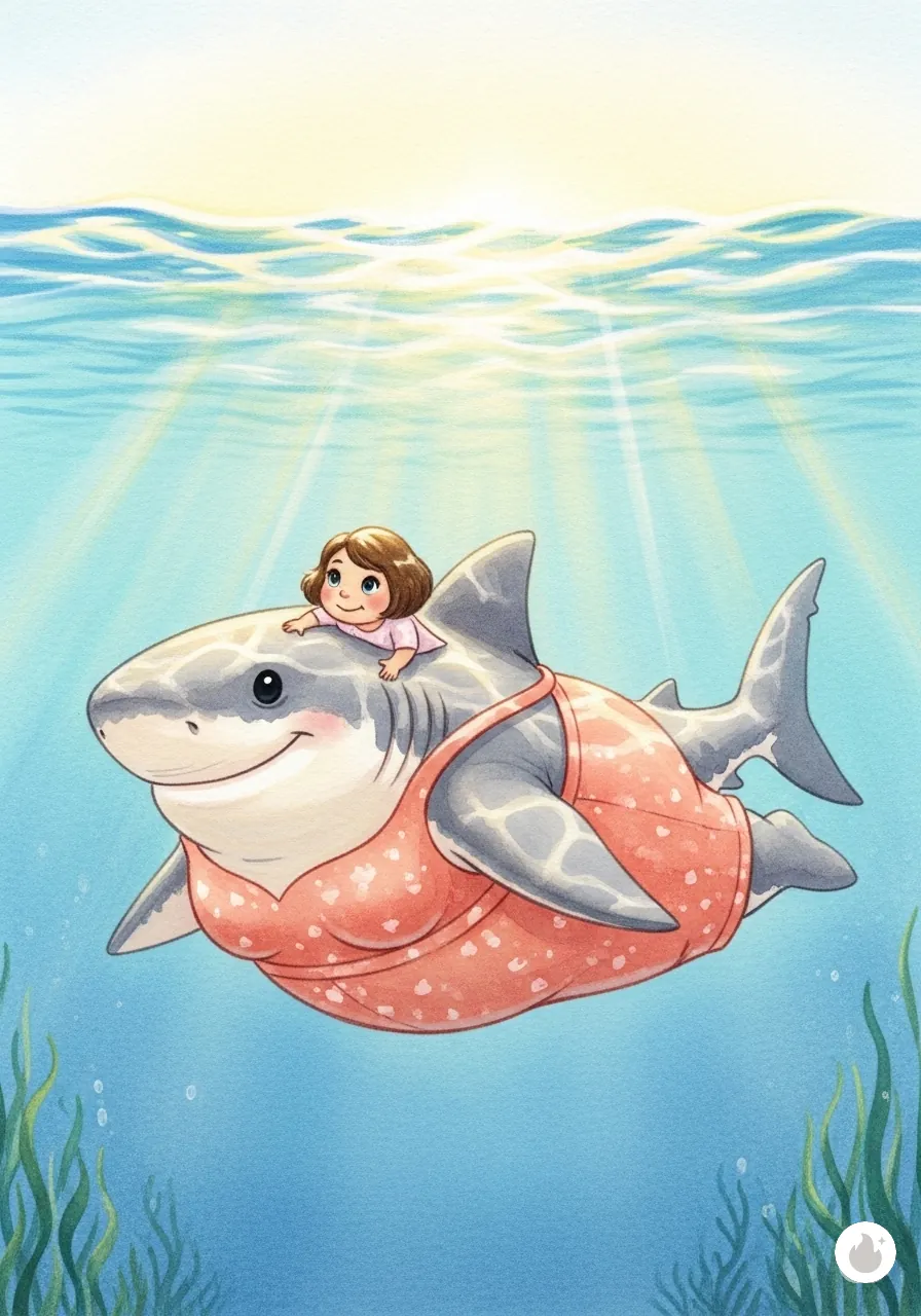 Deep Blue Swims the Open Sea - Page 1