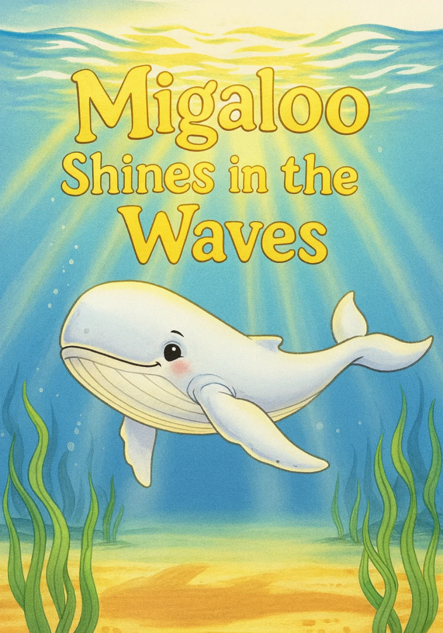 Migaloo Shines in the Waves cover