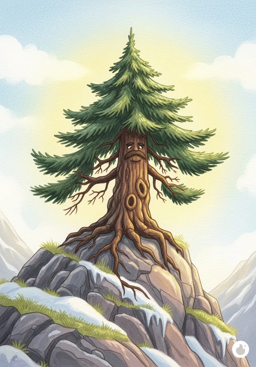 Old Tjikko Never Gives Up - Page 1