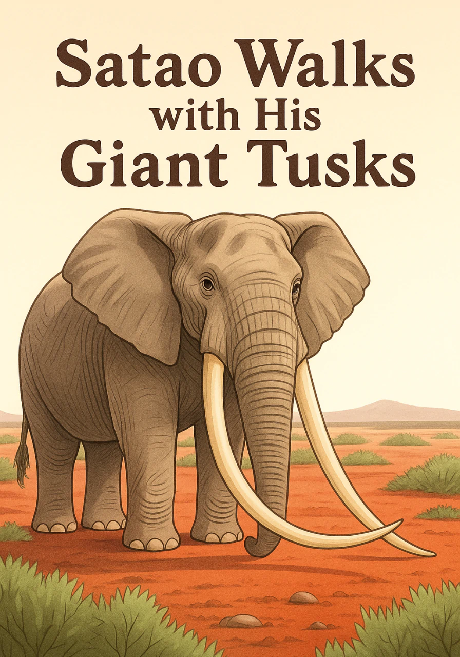 Satao Walks with His Giant Tusks cover