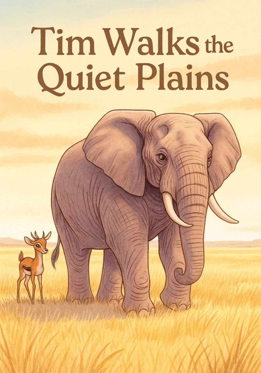 Tim Walks the Quiet Plains cover