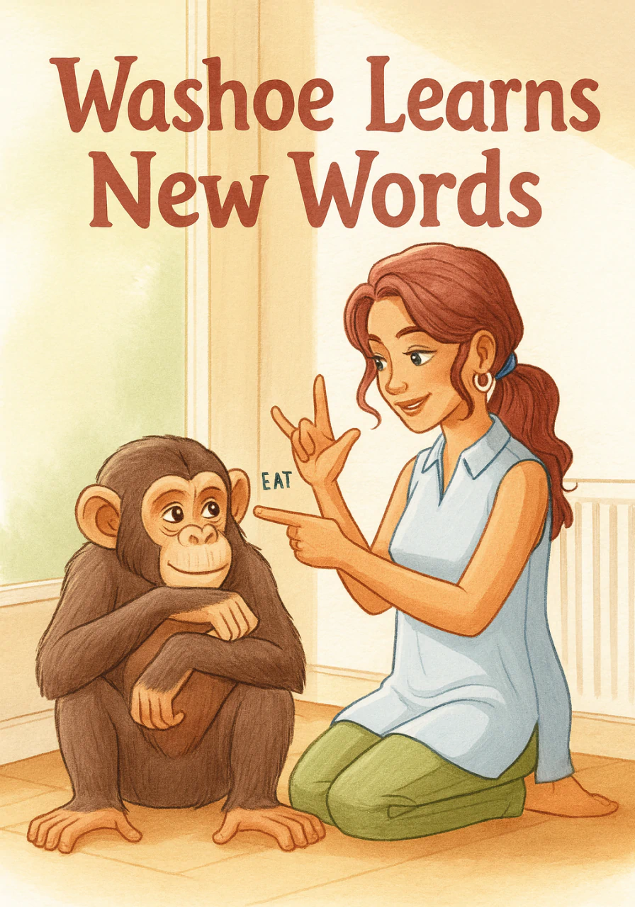 Washoe Learns New Words cover