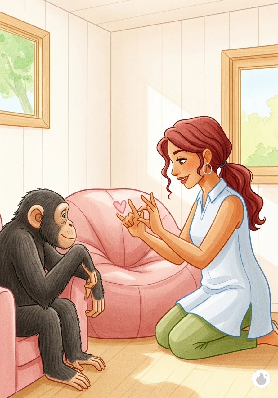 Washoe Learns New Words - Page 2