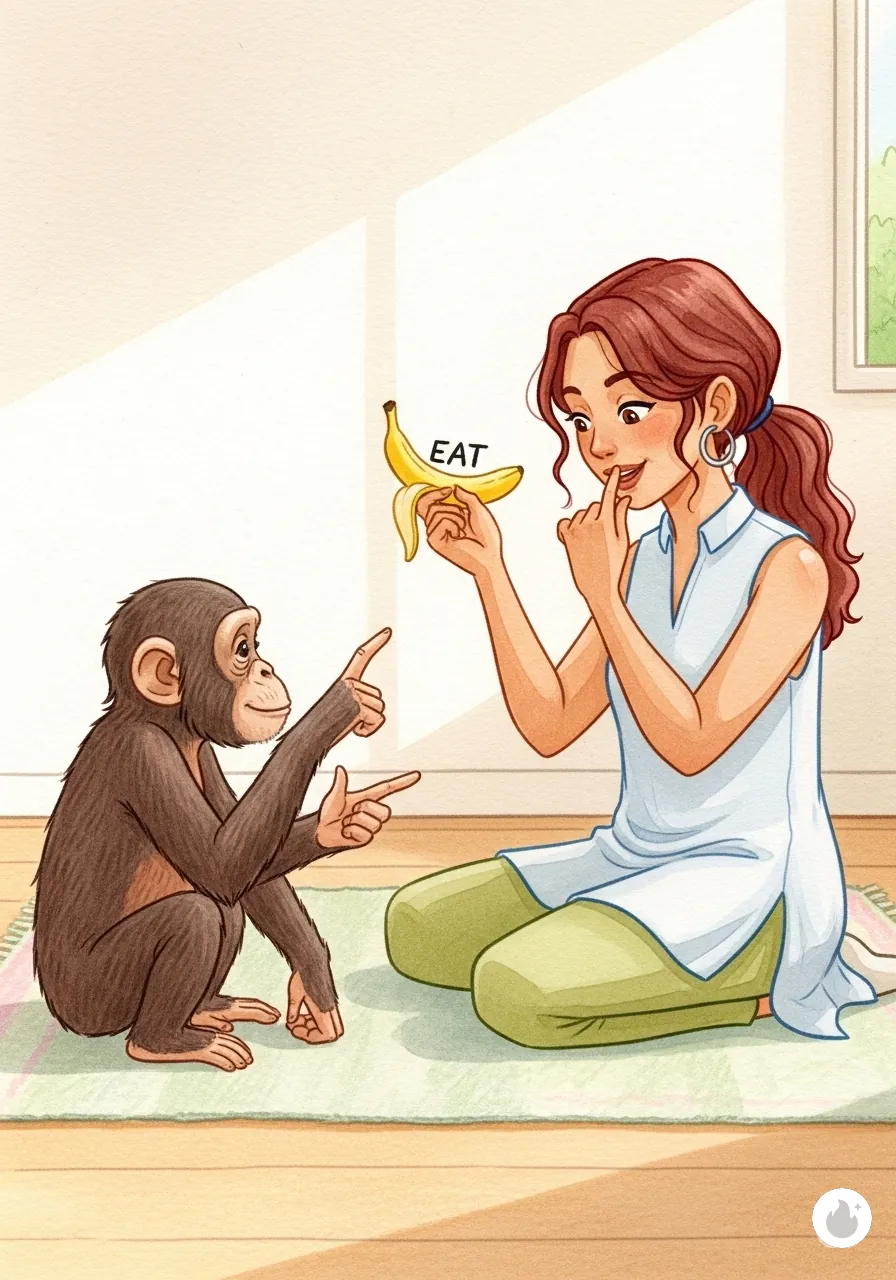 Washoe Learns New Words - Page 3