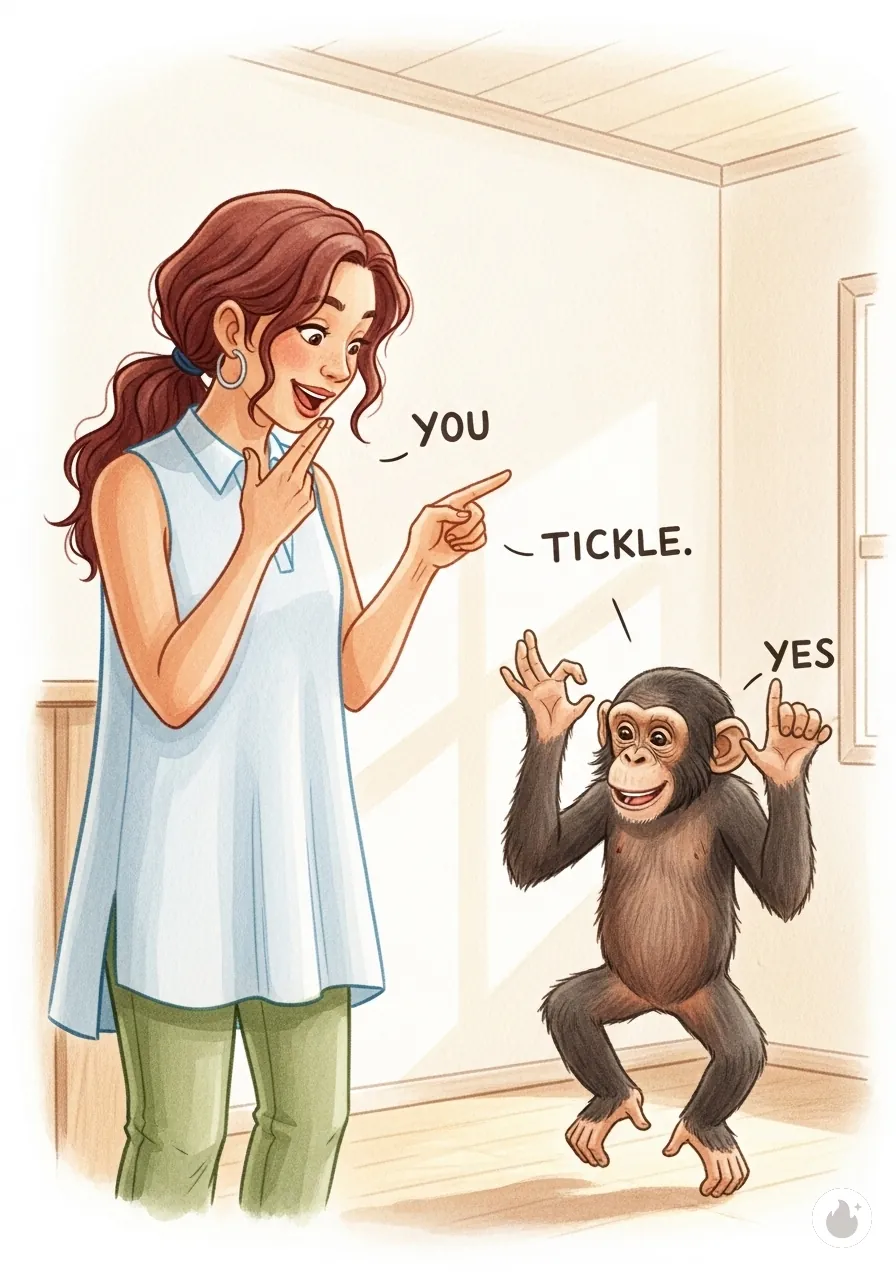 Washoe Learns New Words - Page 8